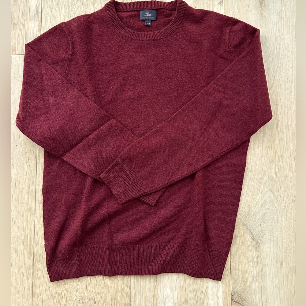 JCREW Crew Neck Cashmere Sweater size SMALL - retailed $198